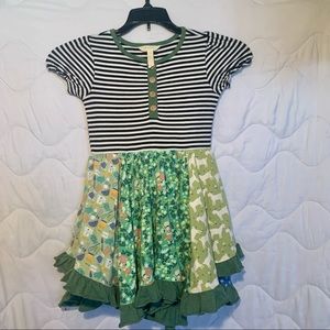 Matilda Jane 
Striped and Floral Patchwork Dress